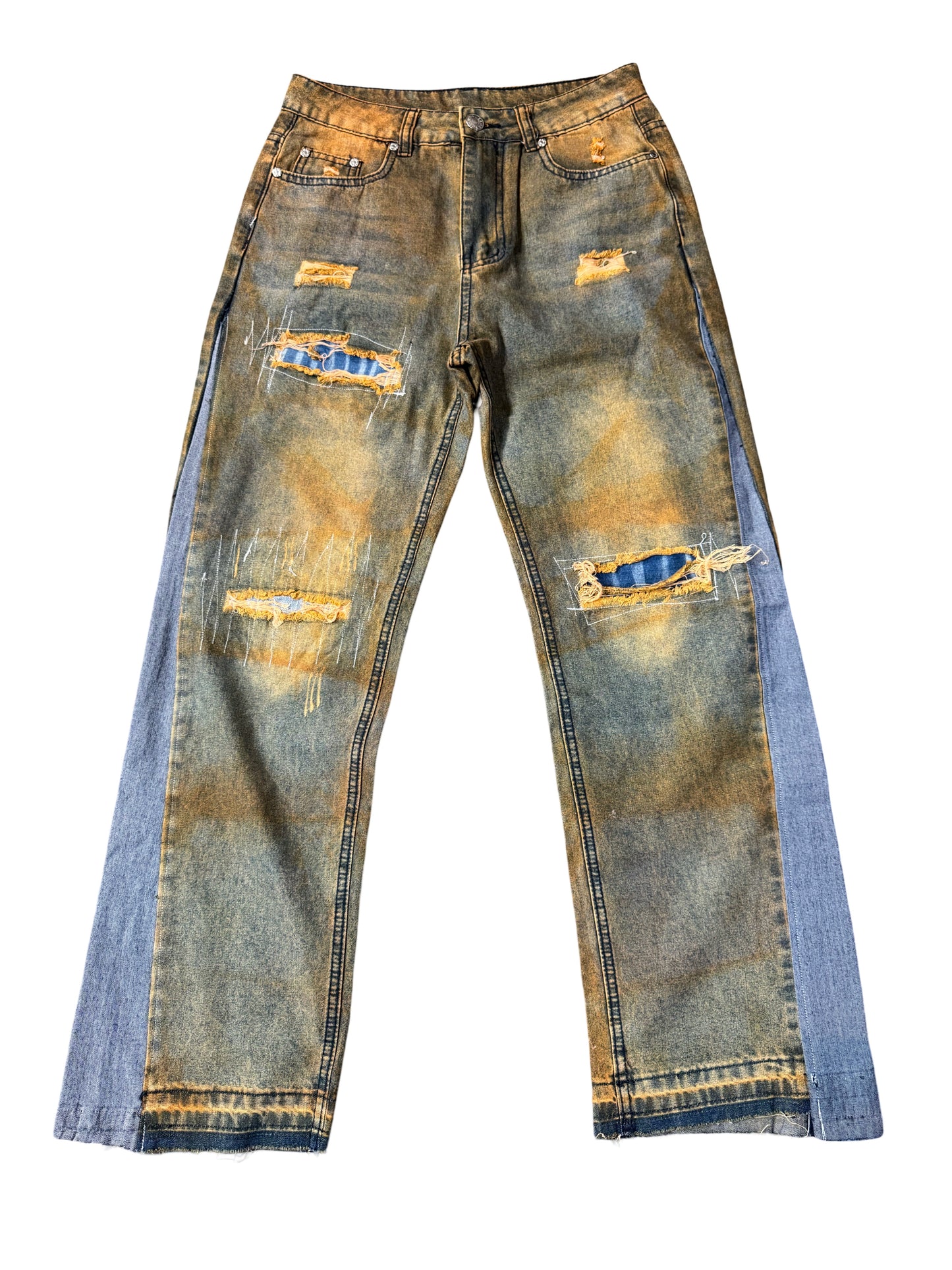 RUSTED FLARE DENIM