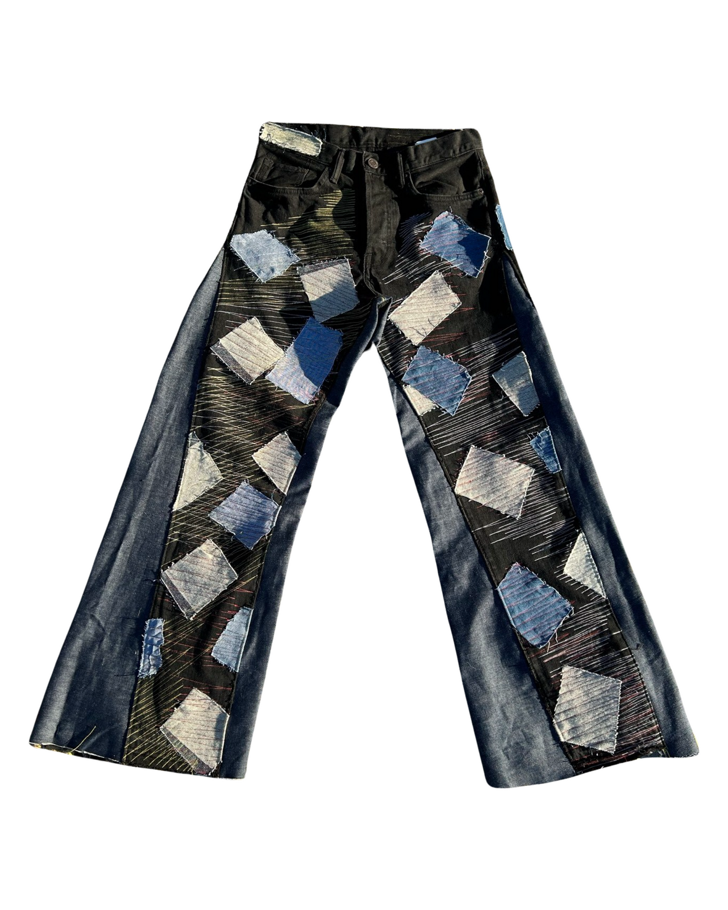 PATCHWORK PAINTER PANTS