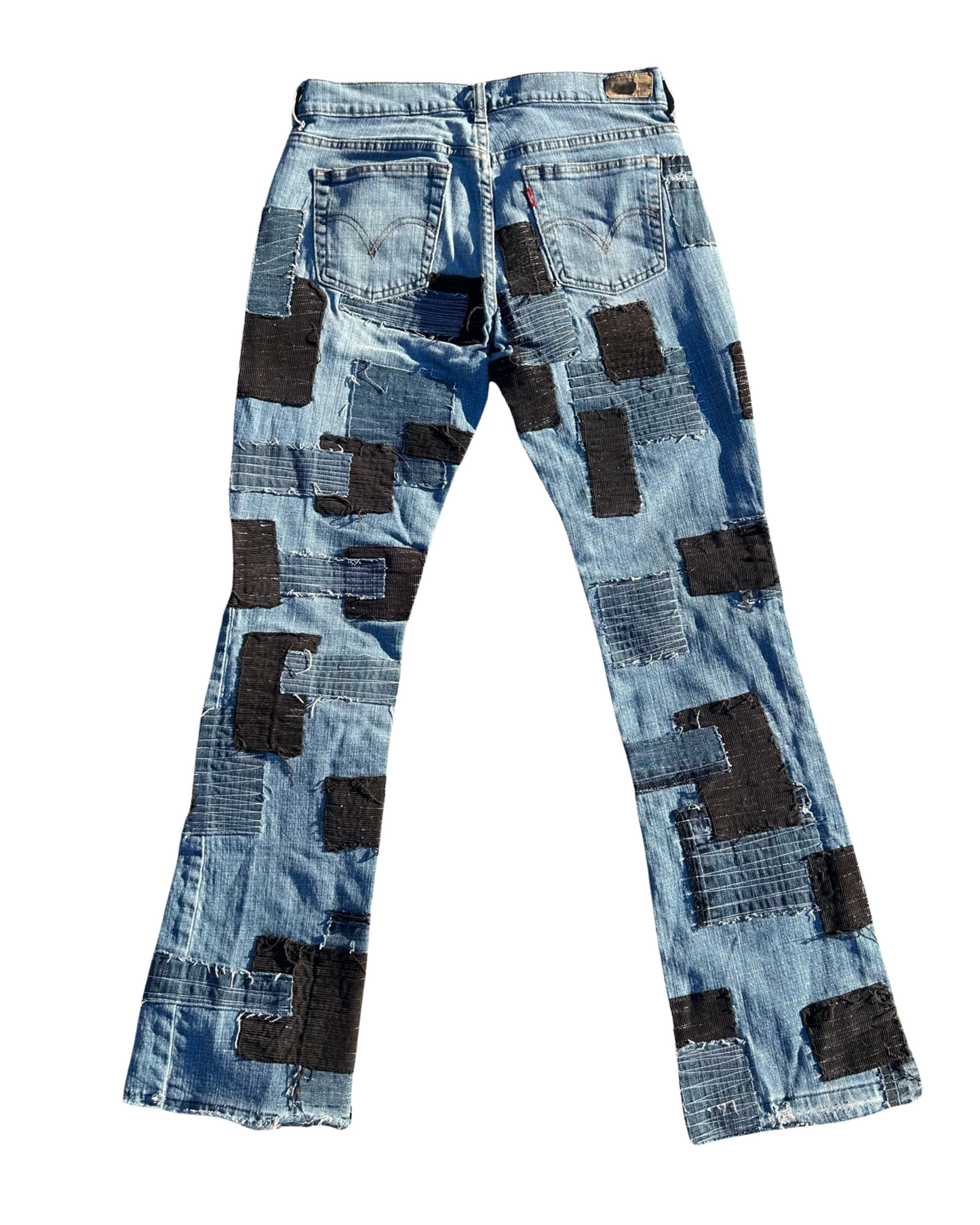 4 PANEL PATCHWORK DENIM