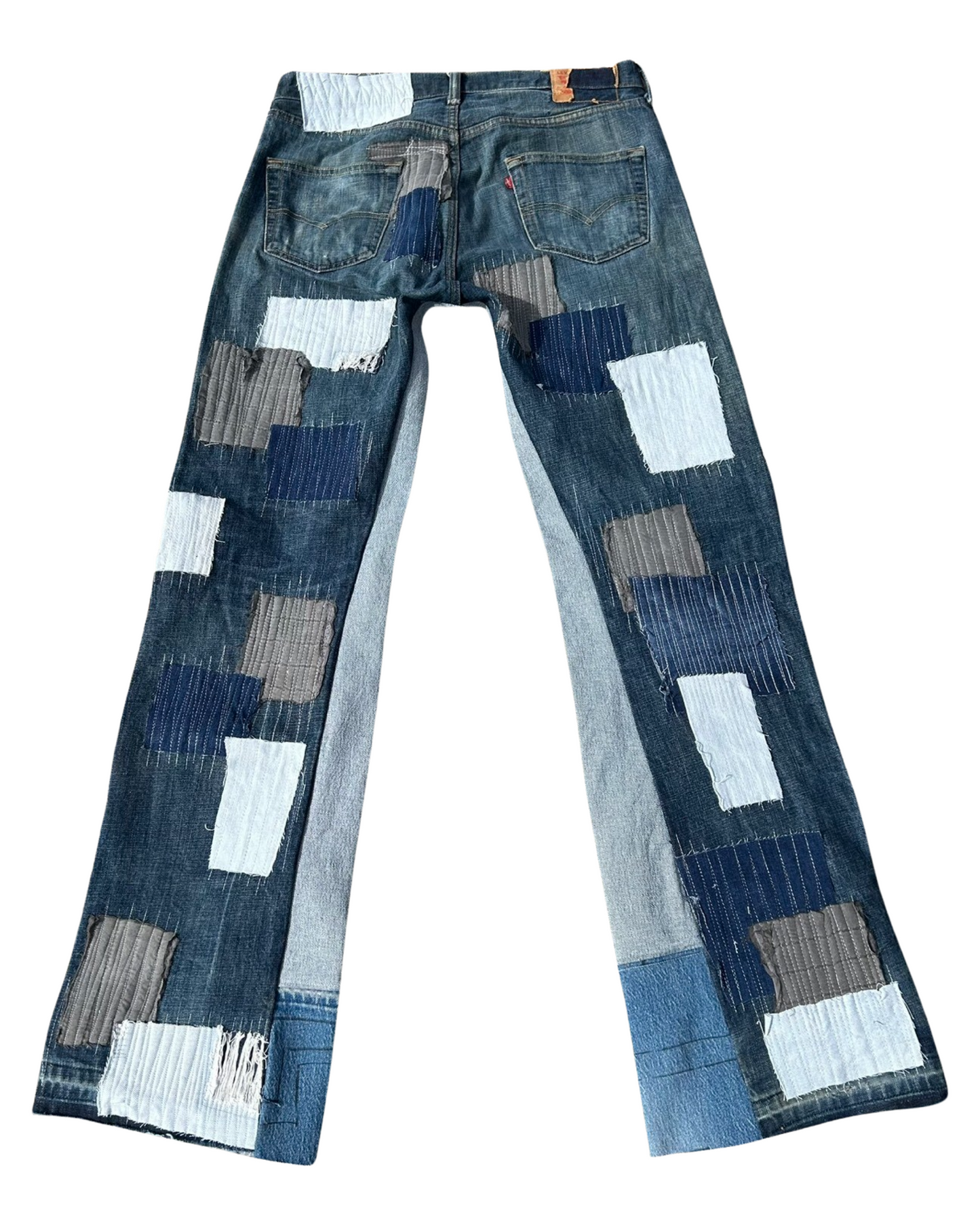 BOOTCUT PATCHWORK DENIM
