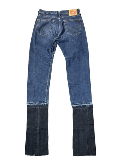 QUAD SEAM STACKED JEANS
