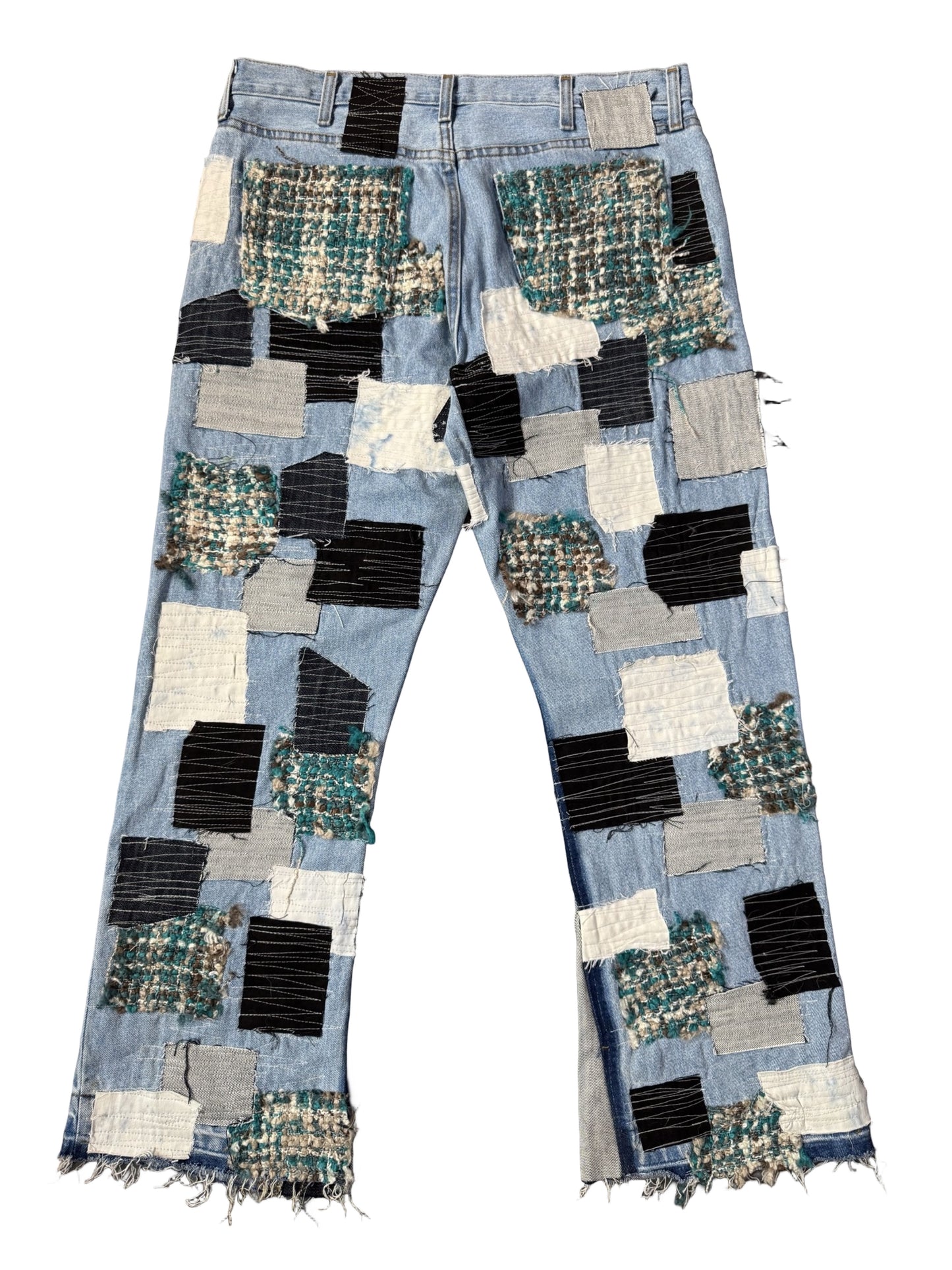FULL PATCHWORK DENIM