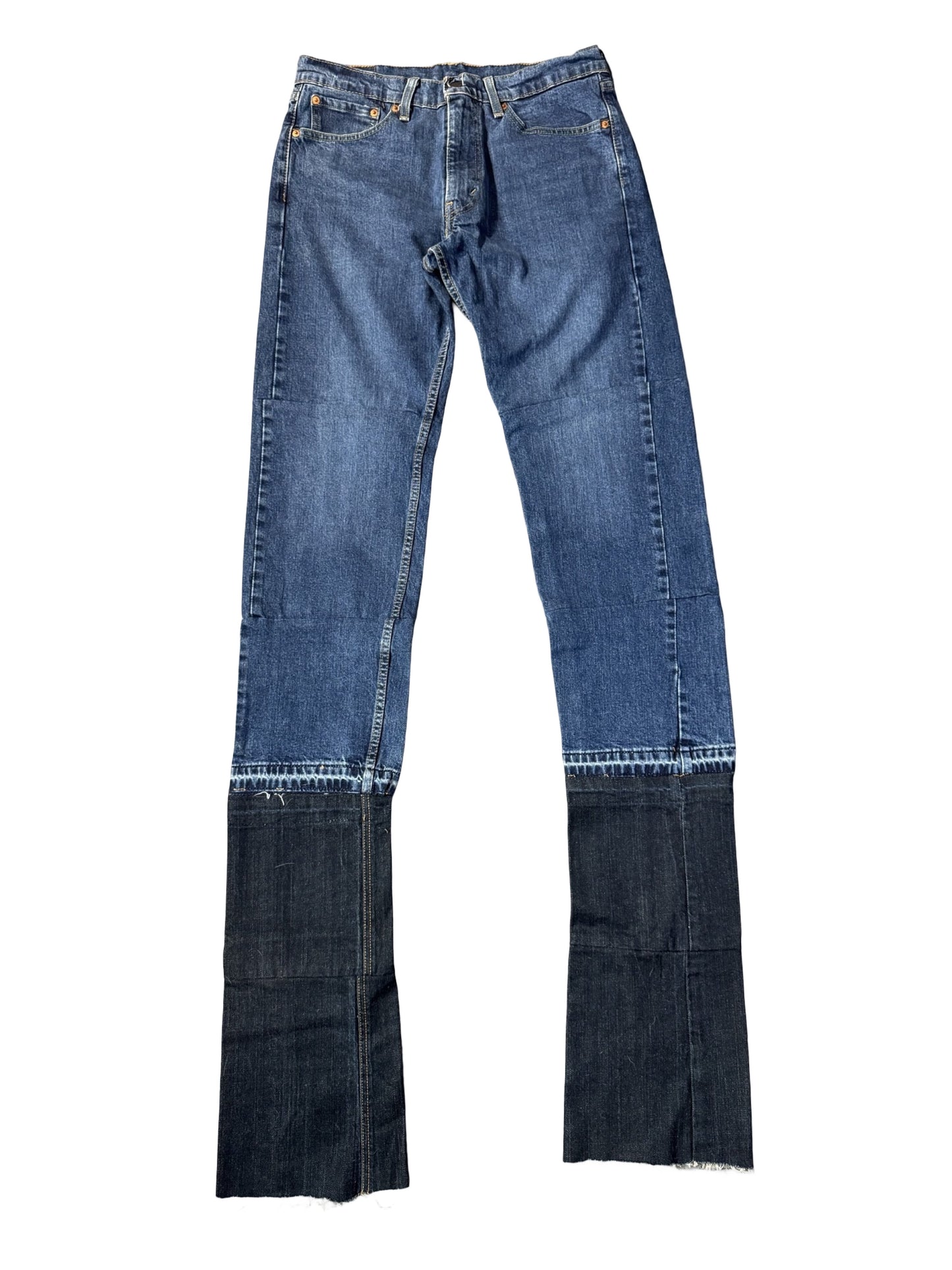 QUAD SEAM STACKED JEANS