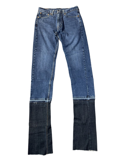 QUAD SEAM STACKED JEANS