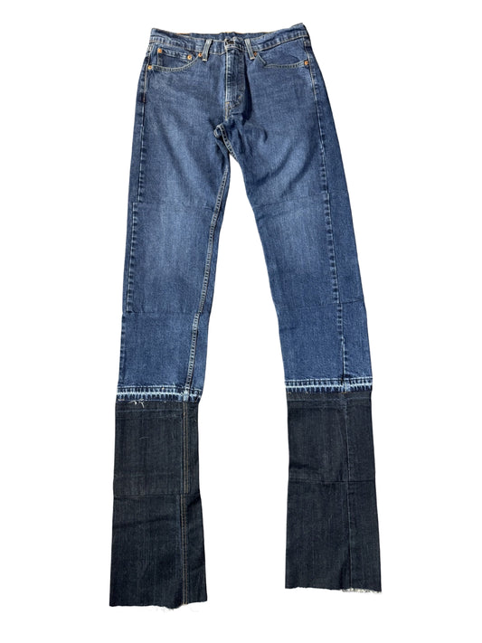 QUAD SEAM STACKED JEANS
