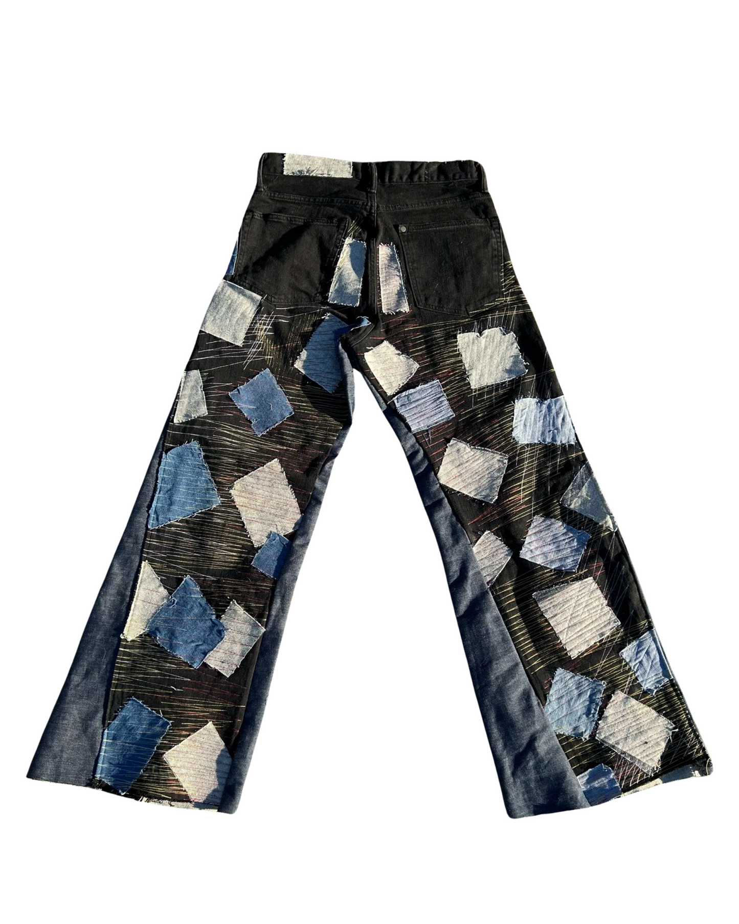 PATCHWORK PAINTER PANTS