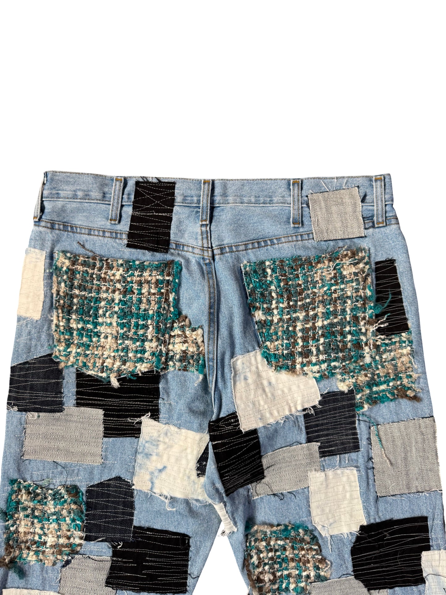 FULL PATCHWORK DENIM