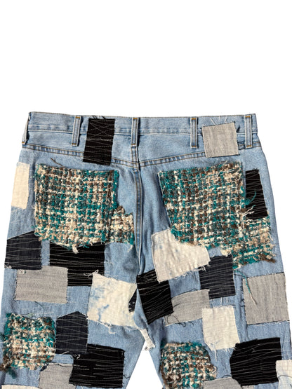 FULL PATCHWORK DENIM