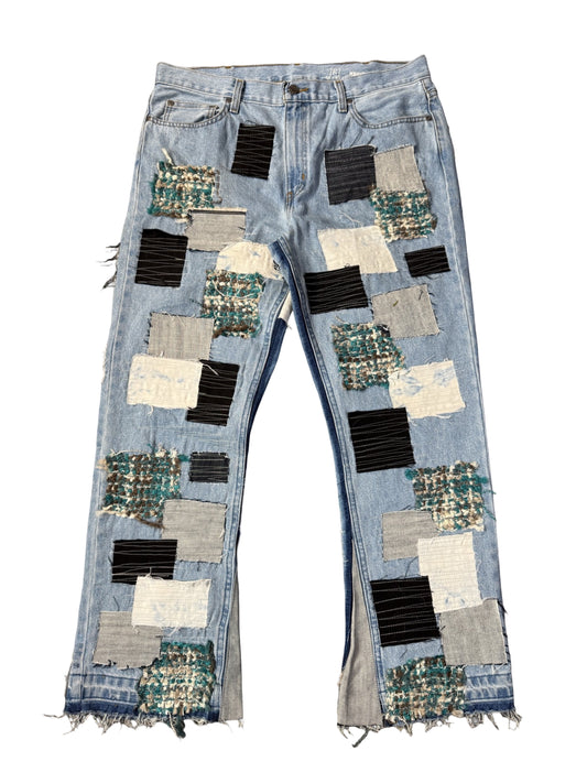 FULL PATCHWORK DENIM