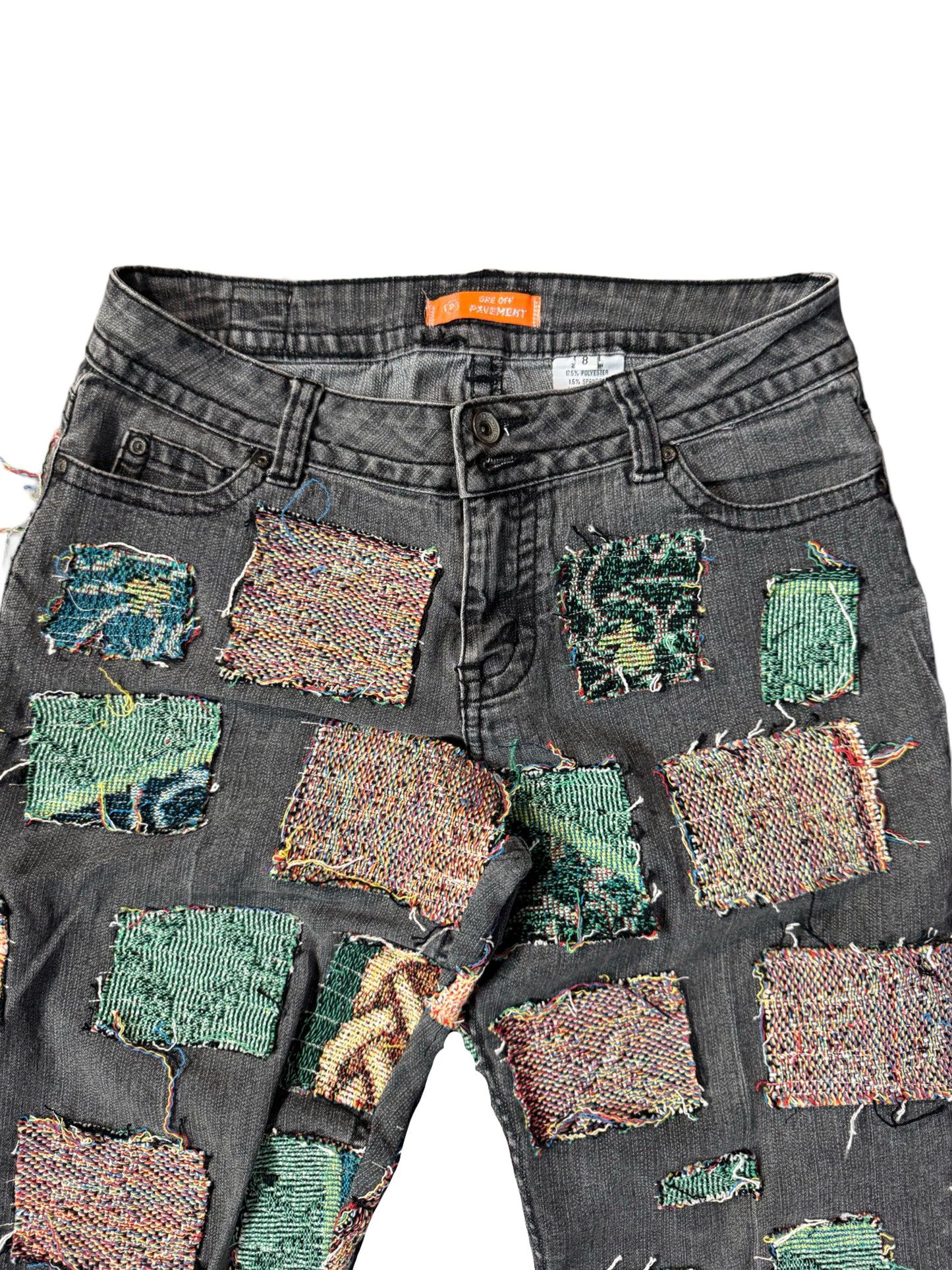 WOVEN PATCHWORK DENIM