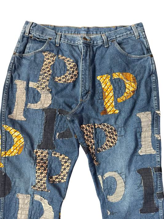 FULL “P”ATCHWORK DENIM