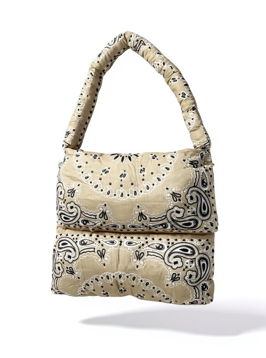 Bandana Puffer Tote Bag