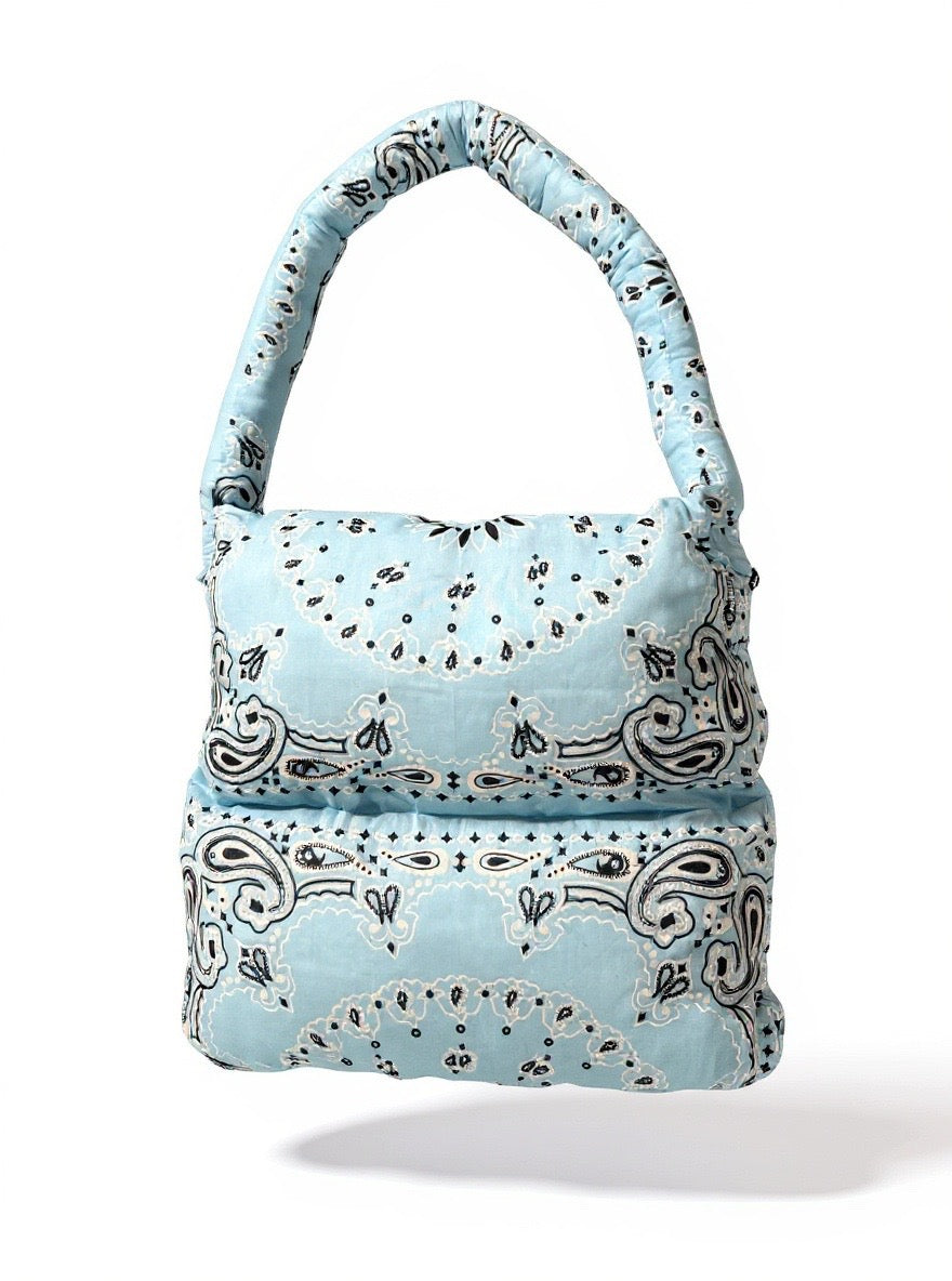 Bandana Puffer Tote Bag