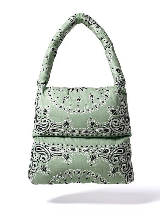 Bandana Puffer Tote Bag