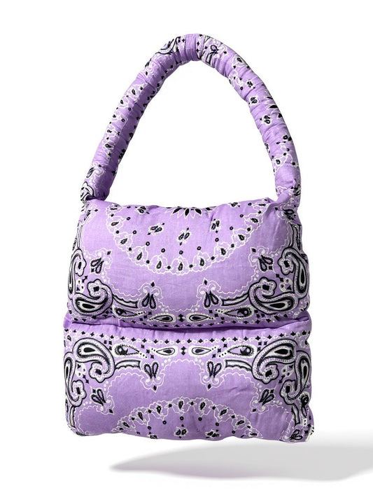 Bandana Puffer Tote Bag