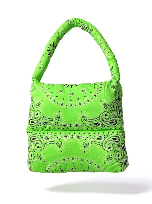 Bandana Puffer Tote Bag